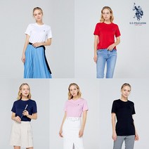 [유에스피에이] SS PIMA COTTON 라운드 티셔츠 여성