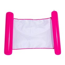 다기능 풍선 Foldable 부동 행 수영장 물 해먹 에어 매트리스 침대 비치 풀 장난감 워터 라운지 의자, 08 Rose Red