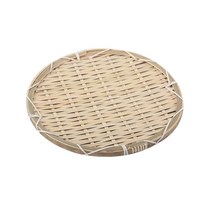 대나무 모밀판 전채반 쌈채반 원형 회채반 24cm