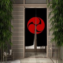 현관 커튼 거실 방한 패딩 3중 누빔 24평 34평 중문 방풍 일본 Bushido 출입구 문 잉크 페인팅 렌 태양 파티션 주방 침실 장식 반