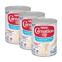 카네이션 에바퍼레이티드 로우팻 밀크, 3개, 354ml