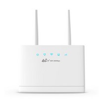 유심 와이파이 라우터 공유기 R311 잠금 해제 4G LTE CPE 라우터 모뎀 RJ45 LAN WAN 외부 안테나 300Mbps, 한개옵션0