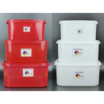 대일 밀폐용기 (6호 7호 8호) 김장 김치통 대형 반찬통, 화이트 7호(15L), 1개
