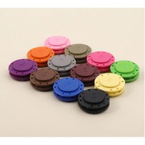 의류 가방 부자재 똑딱이 자석 단추 에코백 옷 만들기 마그네틱 단추, 블랙21mm