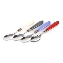힘멜 고급스러운 스텐레스 스푼세트/스푼3PCS 스텐 숟가락 수저 스픈 호텔 웨딩홀 부페 레스토랑 이사선물, 블루