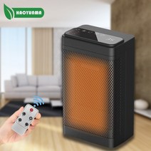 무선 온풍기 저전력 USB 사무실 난방용품 원룸 실내용 공간 히터 빠른 난방 온도 조절 장치가 있는 세라믹 히터 LED 디스플레이 침실 용 원격 제어 소형 히터, 1500w, 유럽 ​​연합