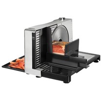 고기 스텐레스 슬라이서 야채 커터 채썰기 기계 110v240v 가정용 전기 절단기 반자동 수동 냉동 빵 양 쇠 100w 실버