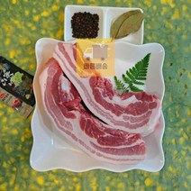 홈파티 명절 정육 선물 에어프라이어 통삼겹살 500g, 통두께(절단없음)