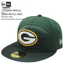 뉴에라 [슈즈네][정품] NFL 오피셜 캡 그린베이 패커스 TM 미식축구 모자 사이즈캡 미국직배송