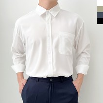 봄 가을 남자 소프트 무지 면 데이리룩 출근룩 남친룩 남방 셔츠
