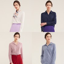 태그 텐션 블라우스 4종+스카프(세트)