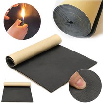 열반사단열재 자동차 사운드 핫 데드너 매트 소음 방지 보닛 단열 데드닝 엔진 방화벽 열, 200 x 50cm 3mm