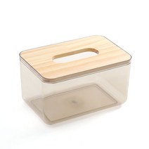 우드픽 투명 티슈케이스 18x11.5cm, 상세페이지 참조