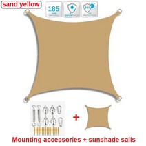 야외정자 조립식원두막 야외 천막 방수 그늘 항해 정원 파티오 자동차 캔버스 직사각형 수영장 3x6x4x5m, [10] 4x5m, [11] Sails and Accessorie