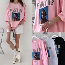 호프걸 전사 나염 박시핏 반팔티