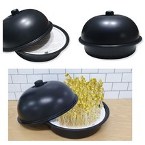 필요할때 뽑아먹는 콩나물 재배기 가정용 콩나물키우기 새싹 키우기 유치원 어린이집 교육, 블랙