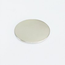 네오디움 원형자석 지름 50mm X 두께 3mm(자석등급N35)