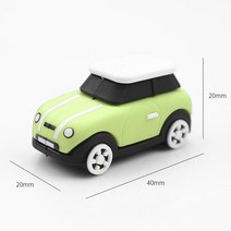 BMW MINI 대시보드 미니어처 미니쿠퍼 전용 악세사리 링버튼 버튼장식, 단일사이즈, MINI 자동차 장식품 라임그린