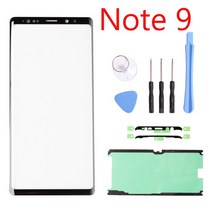 삼성 호환 갤럭시 S8 S9 G960 플러스 S10 참고 8 9 20 전면 외부 터치 스크린 유리 렌즈 교체 부품에 대 한, 한개옵션1, 08 Note 9