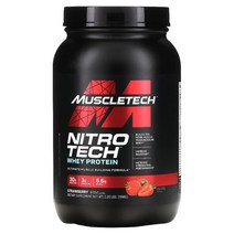 머슬테크 Nitro Tech 웨이 프로틴 스트로베리 998g