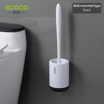 E코코 화장실 브러시 청소 도구 욕실 액세서리 빠른 배수구 벽 장착 또는 Tloor, Wallmounted Black