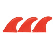 패들보드 롱보드 서핑 패들 핀 액세서리 용 3Pcs, 03 Red