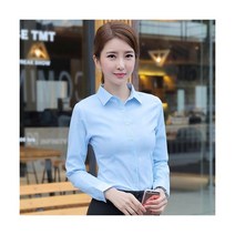 여성 코튼 셔츠 화이트 셔츠 긴 소매 탑스 오레이디 기본 블라우스 플러스 사이즈 5XL