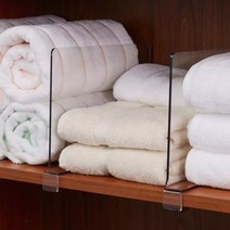샾메이트 클립형 다용도 아크릴 선반 디바이더 3P 수납 정리 책장 옷장 신발장 매장 마트 진열대 투명 칸막이 가림막, 클립형 선반 투명 칸막이 3p, 1개