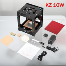 NEJE-CNC DIY 레이저 각인기 KZ 10W 고속 미니 로고 마크 프린터 절단기 목공 목재 플라스틱, 04 10W
