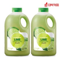스위트컵 라임 농축액 1.8kg 2개, 단품, 단품