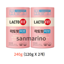락토핏 이브 유산균 60p, 240g, 2개