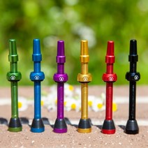 벨로비 튜블리스 자전거 타이어 롱 밸브스템 40 60 80mm, 2. 60mm, 골드