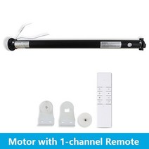 전동블라인드모터 전동 자동 모터 블라인드Zemismart-Tuya Zigbee 37 38mm 튜브 충전식 전기 롤러 그늘 블, 02 Motor with R1