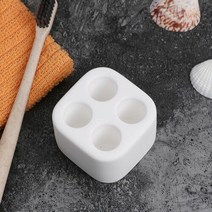 규조토 칫솔꽂이 자취 준비물 4구 전동 거치대 보관, 본상품선택