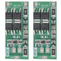 BMS보드2x2S 20A 8.4V 리튬 이온 배터리 18650 충전기 Pcb Bms 보호 보드, 01 YELLOW