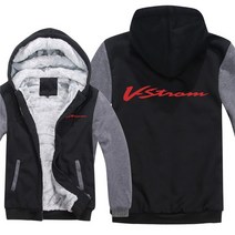 바이크의류 오토바이자켓 스즈키자켓 바이크 오토바이 V-Strom Hoodies 남자 패션 코트 풀 오버 양털 라이, 06 as picture