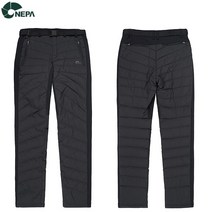 네파 NC송파점 남성용 겨울용 다운이 퀼팅된 원단과 신축성이 좋은 3L 본딩원단의 하이브리드 기본형 다운 패딩 팬츠 7G71648 SPPN