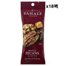 사할리스낵스 메이플 피칸 글레이즈드 믹스 1.5oz 18팩 Sahale Snacks Maple Pecans