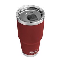 YETI 램블러 887ml(30온스) 텀블러 스테인리스 스틸 진공 단열 매그슬라이더 뚜껑 포함 샌드스톤 핑크 5804742147, Brick Red