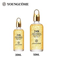 세럼30ML 50ml 24K 골드 페이스 세럼 브라이트닝 스킨 톤 히알루론산 모이스춰 라이징 에센스 안티 링클