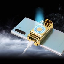 발열 급속 냉각 쿨러 휴대폰 저소음 컴팩트 쿨링패드, 1개