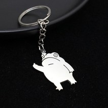 가방키링 재미 있는 가운데 손가락 스틱맨 키 체인 귀여운 트렌드 티타늄 스틸 학교 가방 자동차 펜던트 커플 악세사리 선물 열쇠 고리