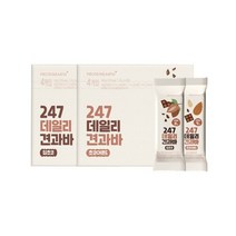 프로틴어스 247 데일리 견과바 혼합구성 6박스(아몬드3+딥초코3), 단품없음
