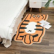 동물 그림 모양 귀여운 롤 거실 방 카페트 러그 호랑이 표범 침실 카펫 솜털 영역 깔개 거실 부드러운 침대 옆 카펫 게임 매트 장식 깔개 기숙사