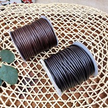 대용량 3mm 오시도리 면끈-50YD 퀼트 프랑스자수, 대용량-3mm오시도리면끈-50YD-브라운(유광)