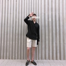 오픈카라 디스페로 실크 셔츠 (7color)