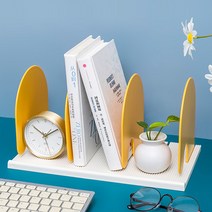 시우리빙 내맘대로 책꽂이 북엔드 데스크정리함, 내맘대로 책꽂이/옐로우