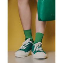 [빈폴ACC] (BE31K2M01M) [빈폴ACC](BE31K2M01M)풀문 캔버스 로우탑 스니커즈 - 그린