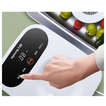 과일 초음파 세척기 야채 고추 Joyoung 야채 과일 세탁기 220V 휴대용 대용량 이온화 가정용 식기 살균기 X, 한개옵션0