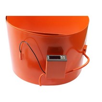 드럼밴드히터 가열 드럼통부착히터 2000W 밴드 히터 담요 오일 바이오 디젤 허니 버터 금속 배럴 가스 탱크 200L 드럼 디지털 온도 컨트롤러 바이오더, 250x1740mm 2000w_110v